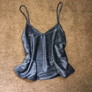 Shimmer tank top